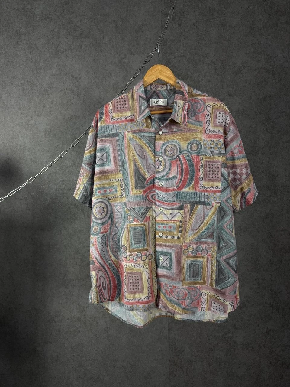 Art crazy hawaiian vintage shirt