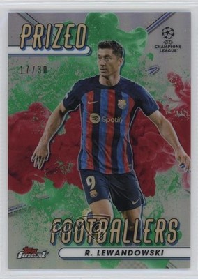 2022-23 Topps Finest UEFA Club Competitions /30 Robert Lewandowski #PFF-7 7y2