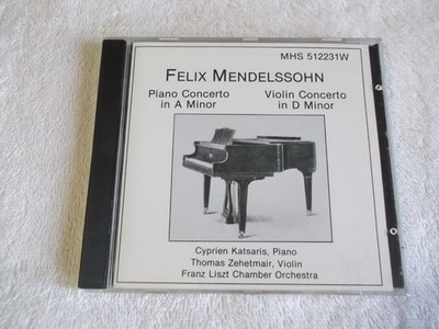 MENDELSSOHN - Piano Concerto A Minor/ Violin Concerto D Minor - CD MHS Classical