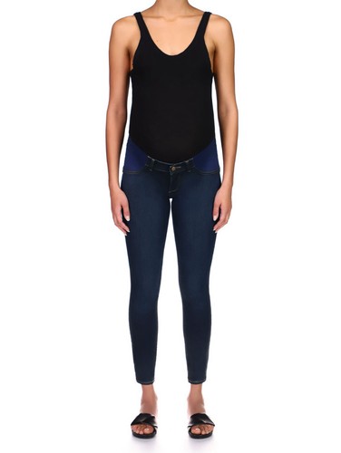 DL1961 Florence Ankle Maternity Skinny Jeans Willoughby Size 25