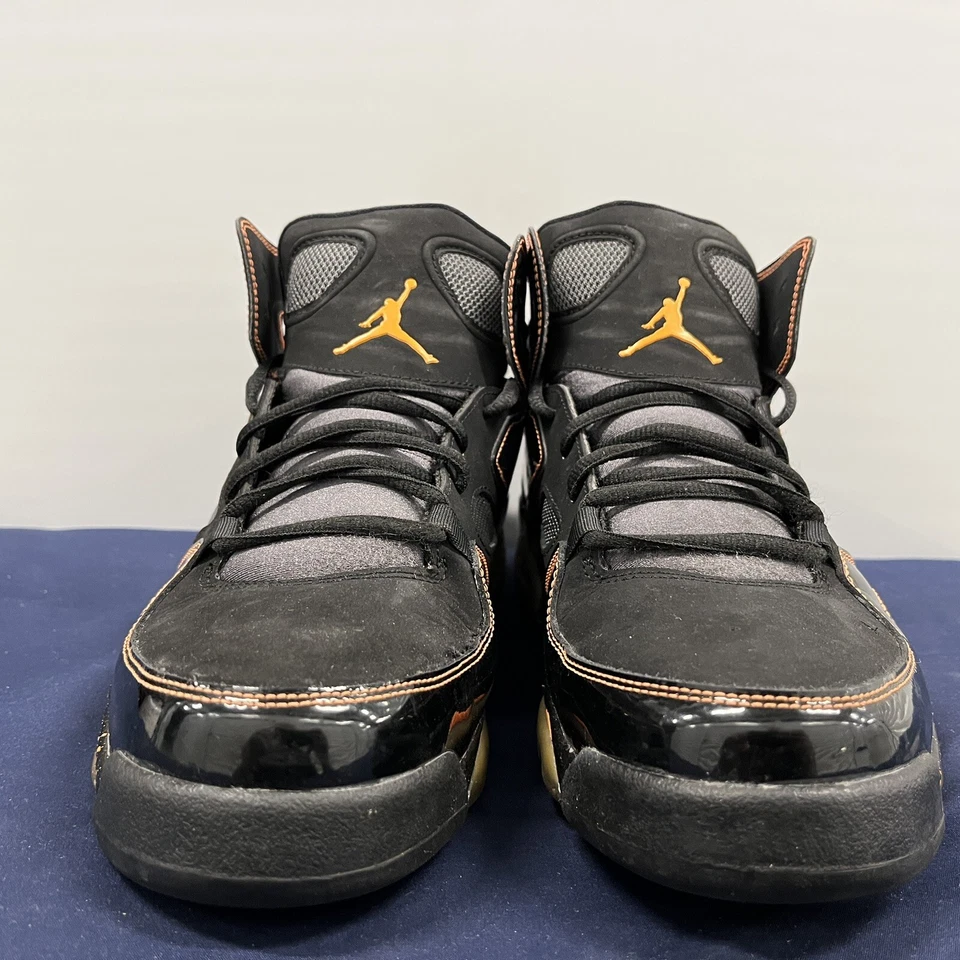 Tênis Jordan Flight Club 91 555475 032 preto brilhante cítrico salpicado masculino 8,5 - Imagem 2 de 4