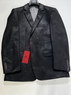 Mens Renoir Black Two Button Vent Sport Coat 40R NEW