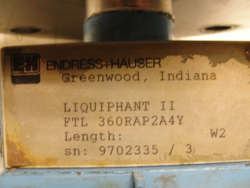 Endress Hauser FTL360RAP2A4Y Liquiphant II Level Switch used - Picture 4 of 11