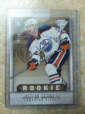 13-14 Panini Titanium Rookie RC #203 Gold JUSTIN SCHULTZ /10