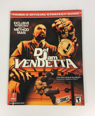 Def Jam Vendetta Prima Official Strategy Guide PS2 GameCube EA 