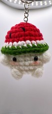 Handmade Crochet Cat Keychain/Crochet Cat Animal