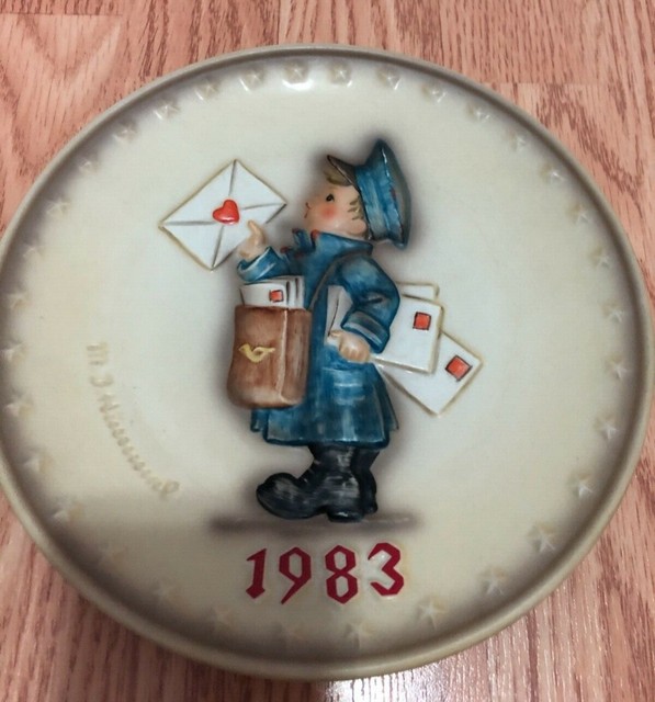 1983 MJ HUMMEL THIRTEENTH ANNUAL COLLECTOR PLATE POSTMAN 276 eBay