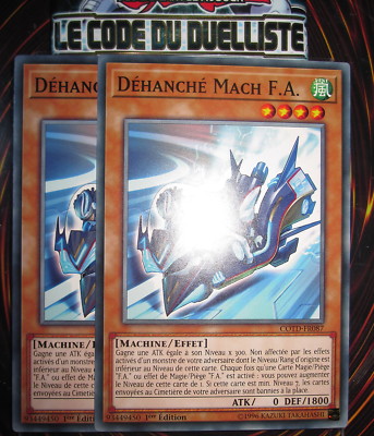 YU-GI-OH! COM DEHANCHE MACH F.A. X2 (PLAYSET) COTD-FR087 NEW EDITION 1