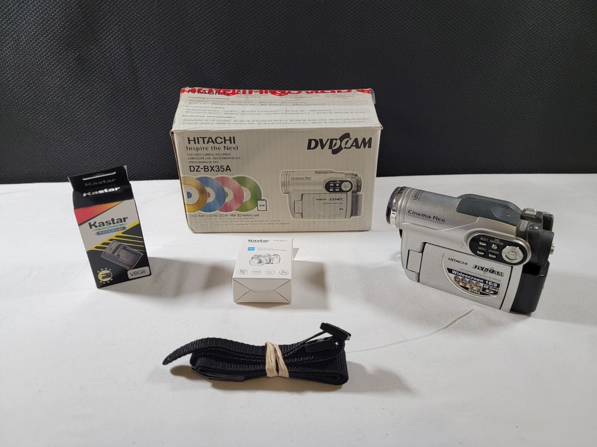 Hitachi DZ-BX35A DVD Camcorder with 25x Optical Zoom (IOB