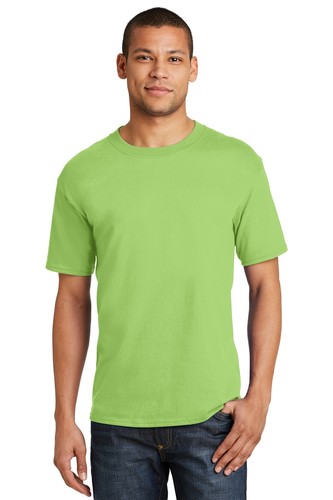 Hanes 5180 Mens Short Sleeve Beefy-T Plain Cotton Crew Neck Blank T-Shirt - Picture 19 of 30