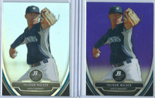 Taijuan Walker 2013 Bowman Platinum Base & Purple Chrome Refractor Prospects