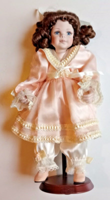 Ashton Drake Galleries Sandy Freeman Peach Blossom 16 Zoll Puppe auf Ständer