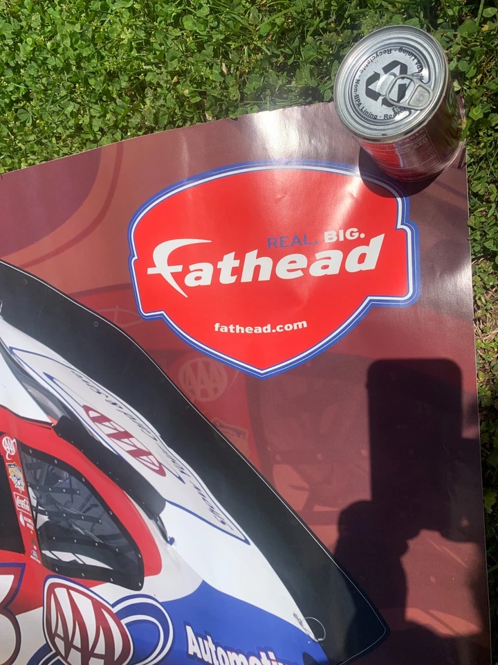 Enorme coche de carreras Mark Martin Fathead gráfico de pared pelar y pegar 39" por 89" Foto 3 de 4