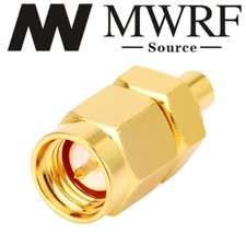 MMCX Female to SMA Male Straight Adapter Connector; US Seller; Fast Shipping