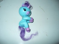 HTF Wow Wee STELLA Unicorn Fingerlings Interactive Blue Baby WoWee