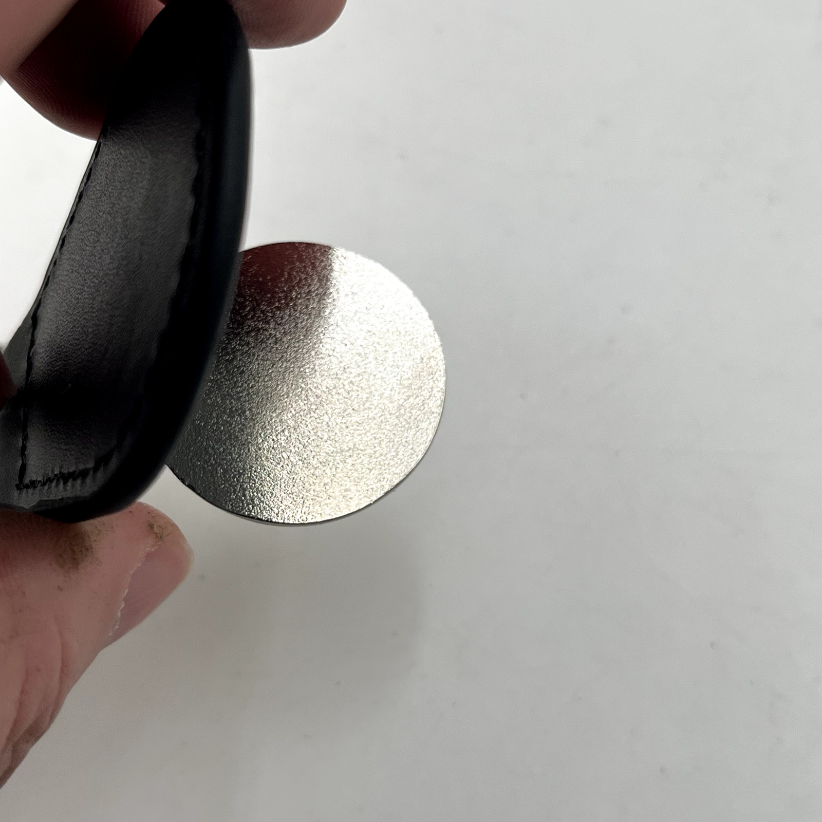 Black Leather Keychain Chevrolet Corvette Metal Enamel Emblem Sign Key Fob Gift