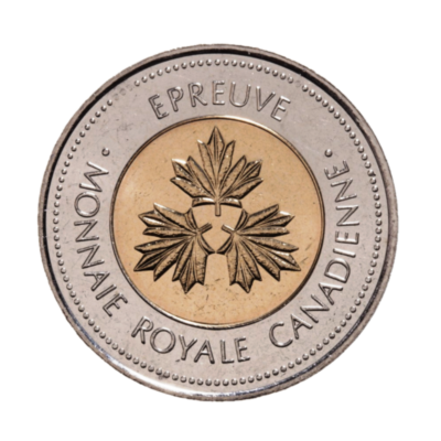 🇨🇦 Rare Canada Royal Mint Bi-Metallic Test Token Coin ($2) 2004