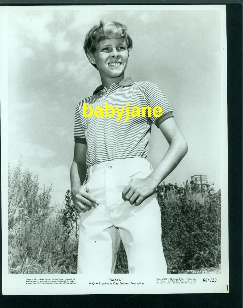 JAY NORTH VINTAGE 8X10 PHOTO CHILD STAR 1966 MAYA DENNIS THE MENACE ACTOR |  eBay