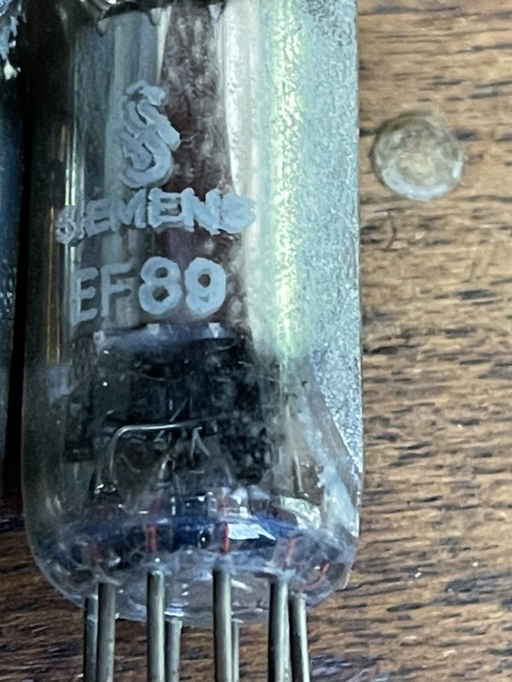 LOT Of 6 Vacuum Tubes SIEMENS VALVO ECC83 & 85, EF80 &89 ECH81, EBC81 ...