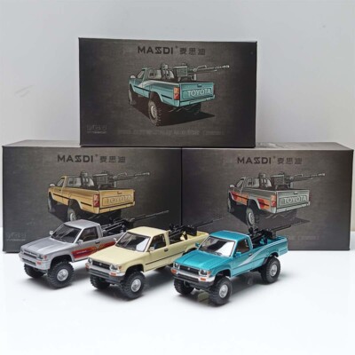 Masdi 1:64 1995 Hilux RN80 Pickup Truck Modell Diecast-Sammelauto