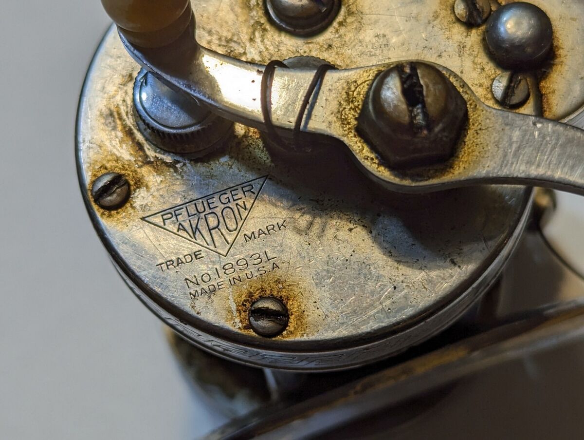 Vintage Vintage Pflueger Akron No. 1893L Fishing Reel | eBay Vintage Vintage Pflueger Akron No. 1893L Fishing Reel | eBay