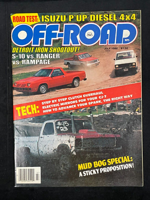 Vintage ARGUS OFF-RAOD MAGAZINE JULY 1982 MUD BOG DIESEL S-10 RAMPAGE ADS RARE