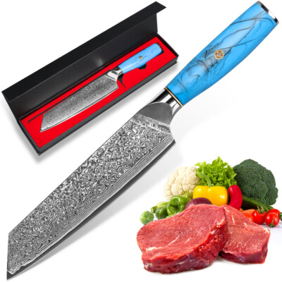 8 inch Damascus Chef Knife Kitchen Knife VG10 Damascus Steel Kiritsuke Knife