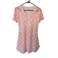 Vintage lingerie lace dress sz M