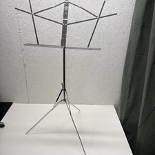 Vintage The Hamilton No 600-N 600N Chrome Folding Sheet Music Stand with Pouch