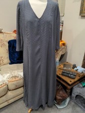 ATTERLEY Grey Dress Long Size 16