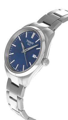 Tissot PR 100 Quartz 34mm SS Blue Dial Women display picture 1
