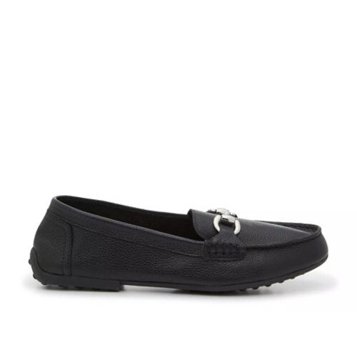 NIB Kelly & Katie Loafers Driving Moccasins Leather Upper Black Size 7 Horsebit - Picture 8 of 21
