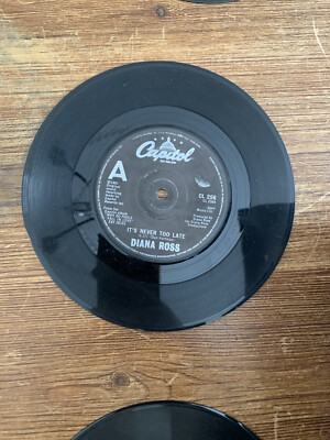 Diana Ross - Its Never Too Late 7  Vinyl