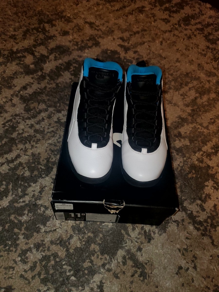 Pre owned Size 11.5 - Air Jordan 10 Retro 2014 Powder Blue | eBay