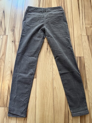 Mountain Khaki Women's Sz 4R Low Rise Slim Fit Grey Corduroy Pants Adventure  - Picture 9 of 10