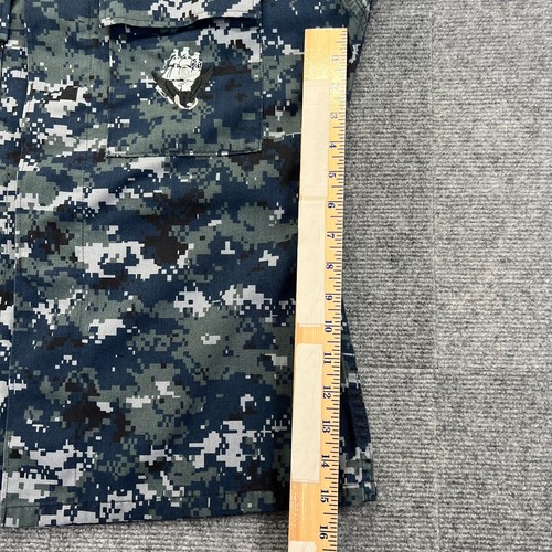 Chemisier de travail US Navy femme S régulier numérique bleu camouflage marine uniforme EDR - Photo 13/16