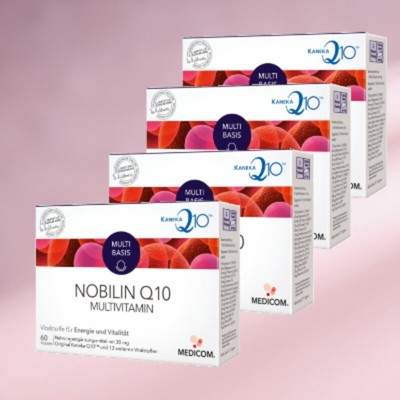 NOBILIN Q10 4x60 Multivitamin Capsules - Comprehensive Nutrition