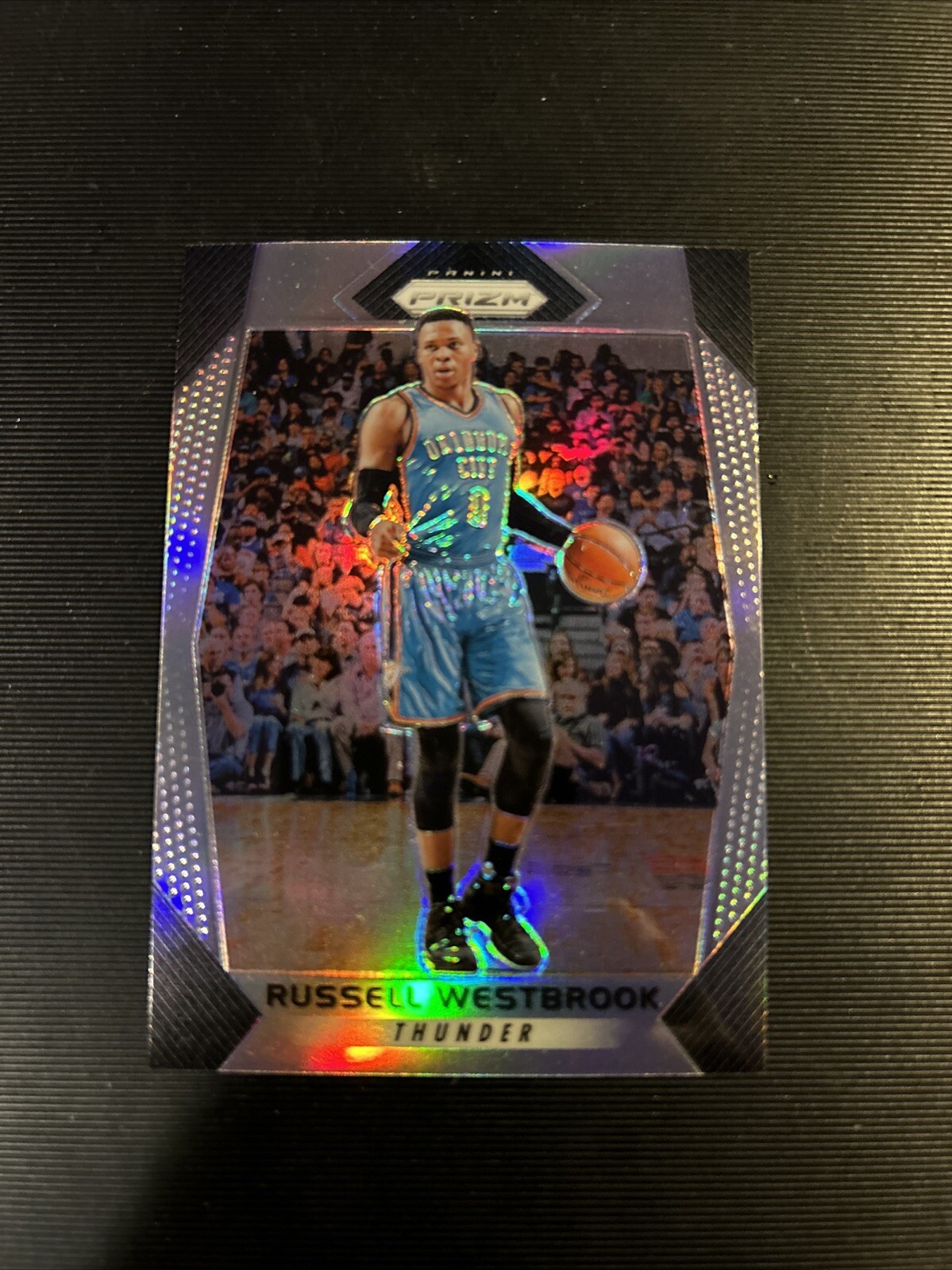 RUSSELL WESTBROOK 2017-18 PANINI PRIZM SILVER SP #261 FREE USA SHIP