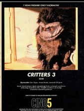 Critters 3 Movie 1990s Turkish Magazine tv Ads Rambo  2 Stallone Full pages