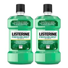 Listerine Freshburst Antiseptic Mouthwash, 8.45oz 250ml  Pack of 2 