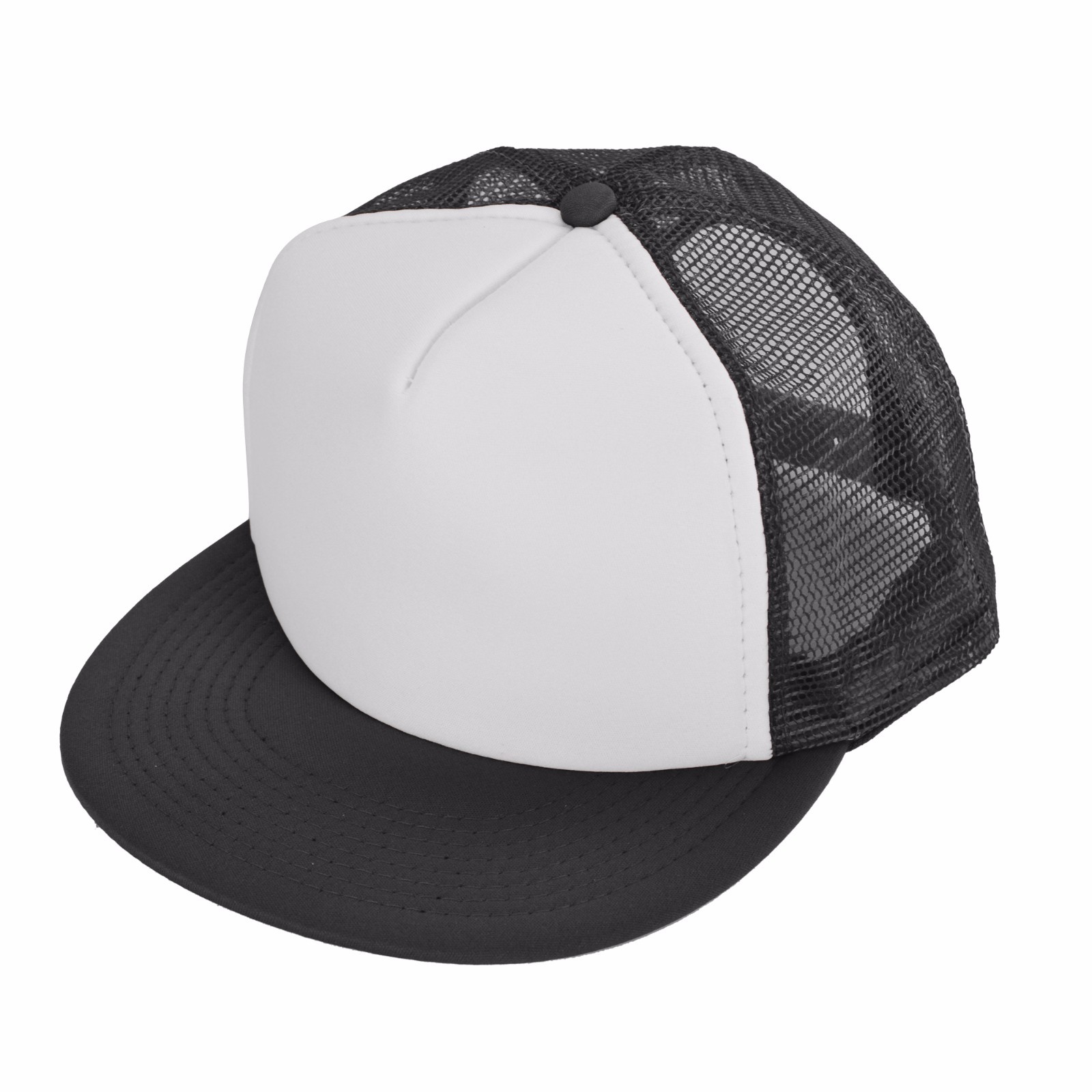 S Trucker Caps Mesh Back Adjustable Flat Bill