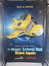 2017 Magic School Bus Rides  Again Netflix  Bus Shelter Huge 4x6’  Movie Poster