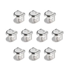 10pcs Glass Shelf Brackets Glass Clamp Clip Shaft Mount for 4-8mm Type-03