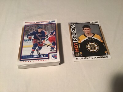 2012-13 Score Gold Parallel Hockey Cards #1 to 335 & Inserts  - You Pick 