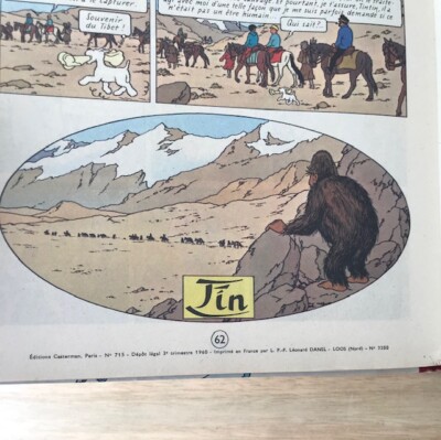 Tintin au Tibet B29 de 1960 - Livres