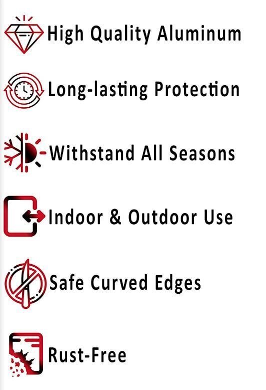 Temple Right Arrow BLACK Aluminum Composite Sign