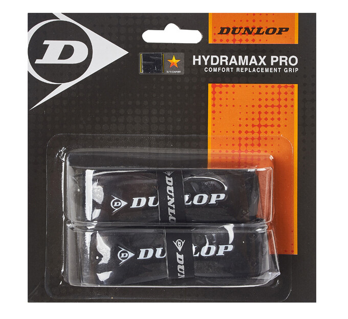Запасная теннисная рукоятка Dunlop Hydramax Pro Cushion Grip Comfort черная 613252 4090₽