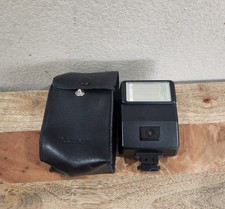 Vtg Canon Camera Speedlite 155A Flash Plug-in Flash AE-1 JAPAN with Case