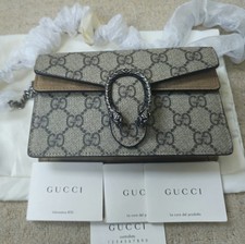 ✨ Authentic Gucci Dionysus GG Supreme Mini Shoulder Bag – Beige/Ebony ✨