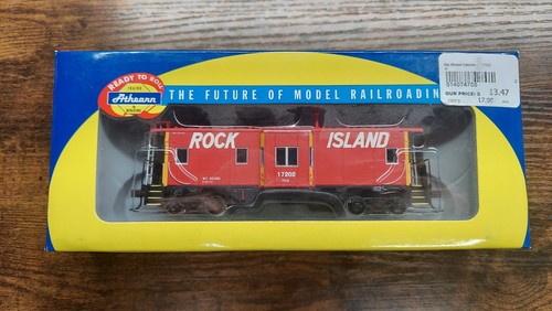Escala HO Athearn 74708 Bay Window Caboose Rock Island #17202 | Condition: New